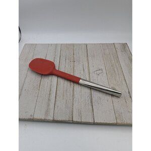 GDL Red Silicone Spatula 11 1/2" Stainless Handle
